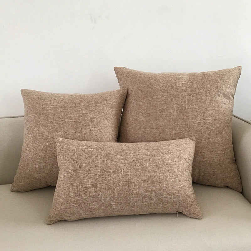 16x16 Light Brown Pillow Cover