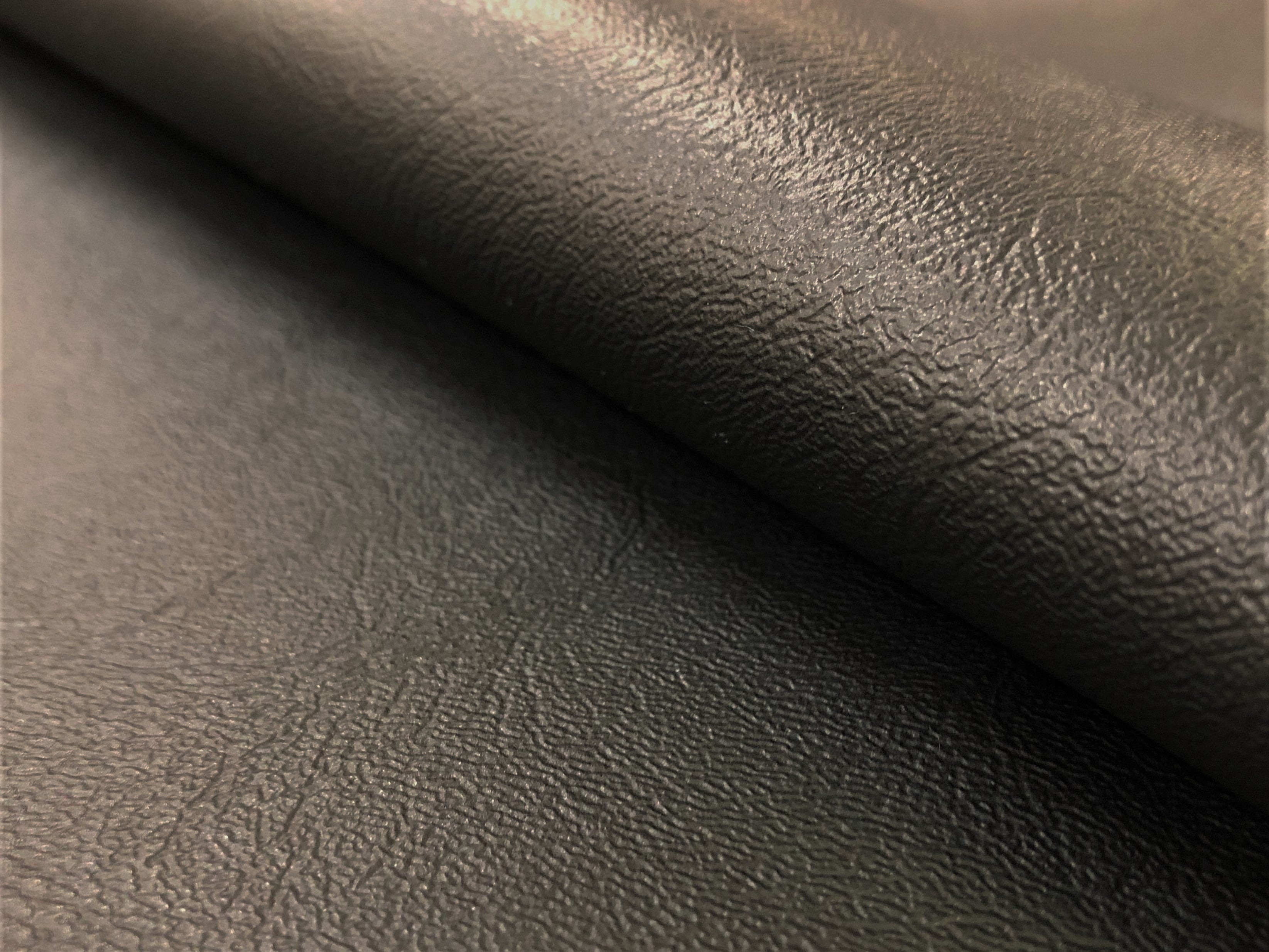 Heavy Duty Black Vegan Faux Leather Marine Upholstery Vinyl Fabric