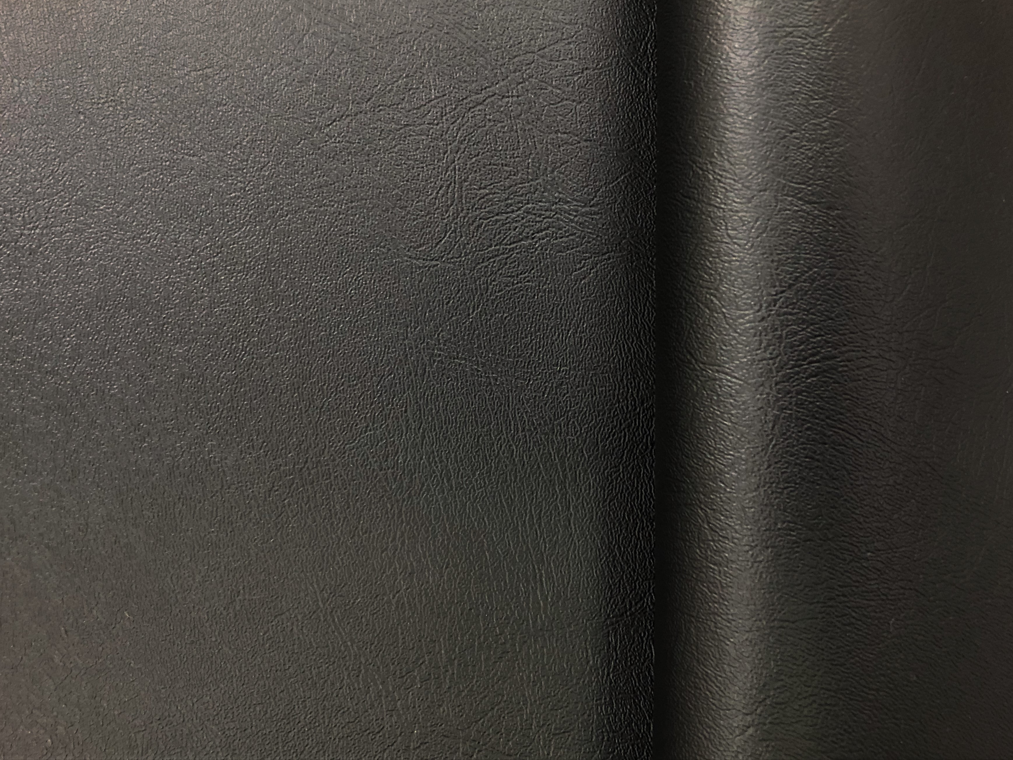 Heavy Duty Black Vegan Faux Leather Marine Upholstery Vinyl Fabric