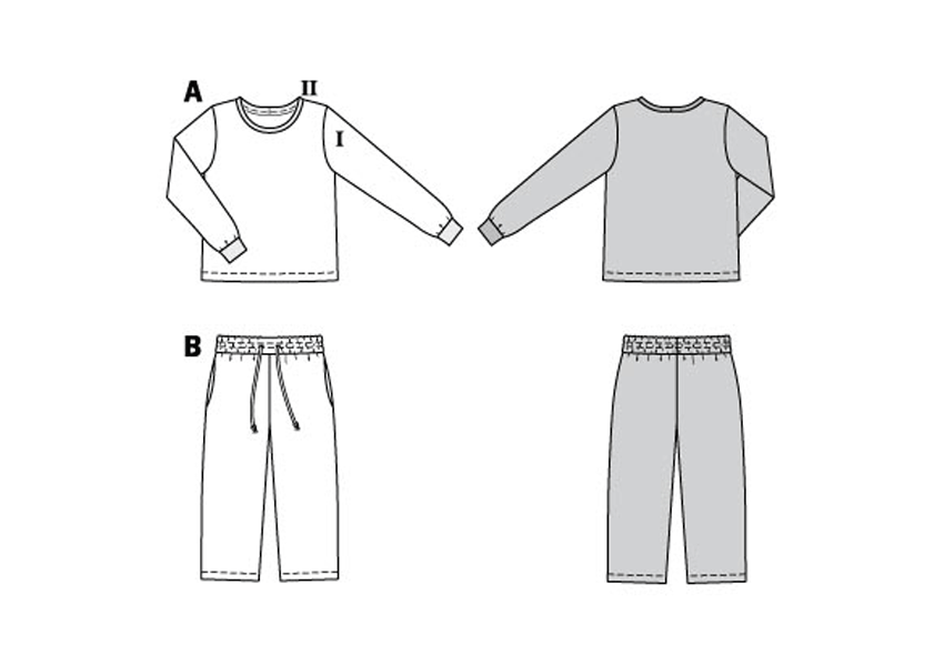 Burda Pattern 9250 Child Sportswear