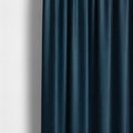 Norfolk Soft Velour Material Navy Blue Colour Upholstery Fabric CTR-1787 - Made To Measure Curtains