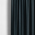 Norfolk Soft Velour Material Midnight Blue Colour Upholstery Fabric CTR-1788 - Made To Measure Curtains