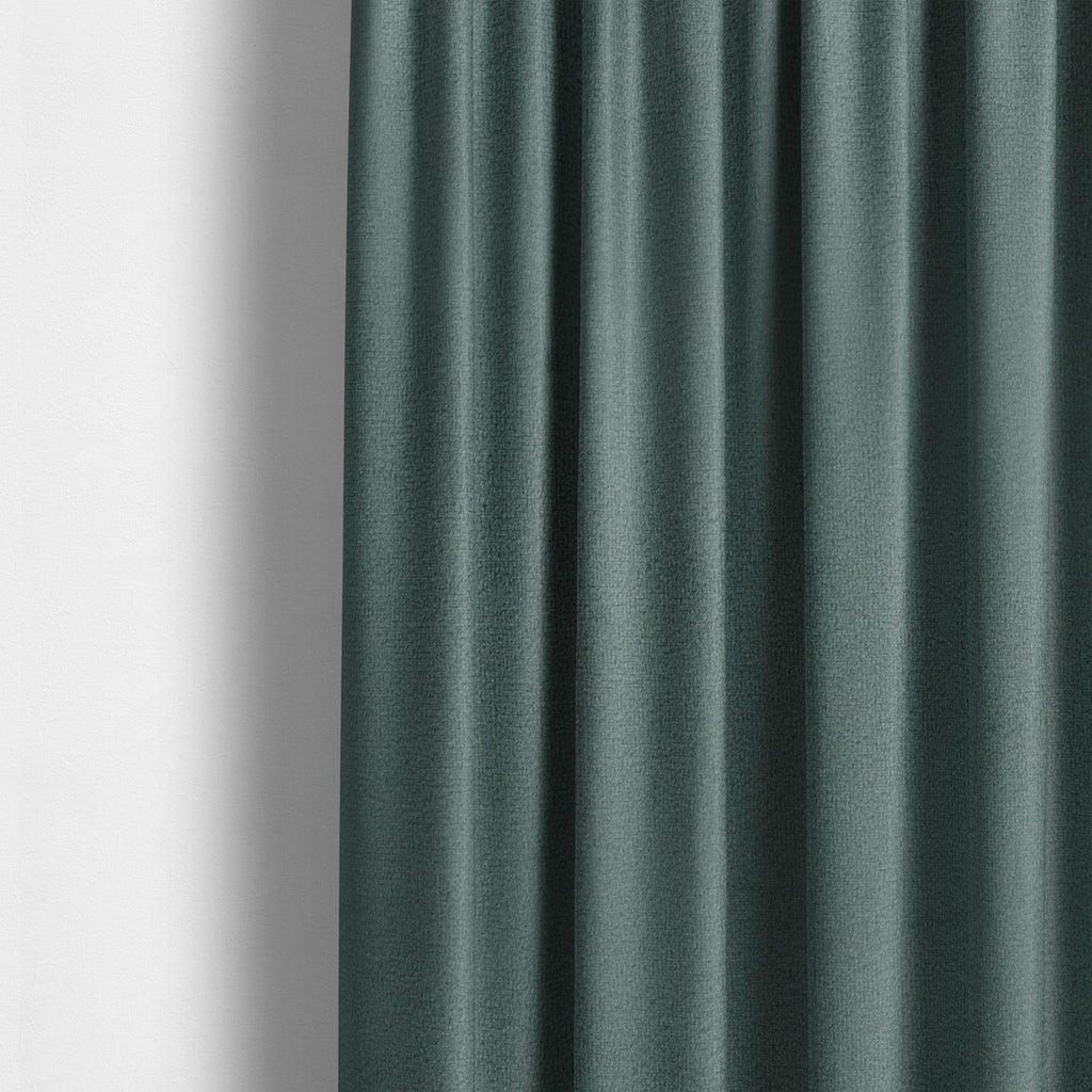 Norfolk Soft Velour Material Ocean Colour Upholstery Fabric CTR-1791 - Made To Measure Curtains