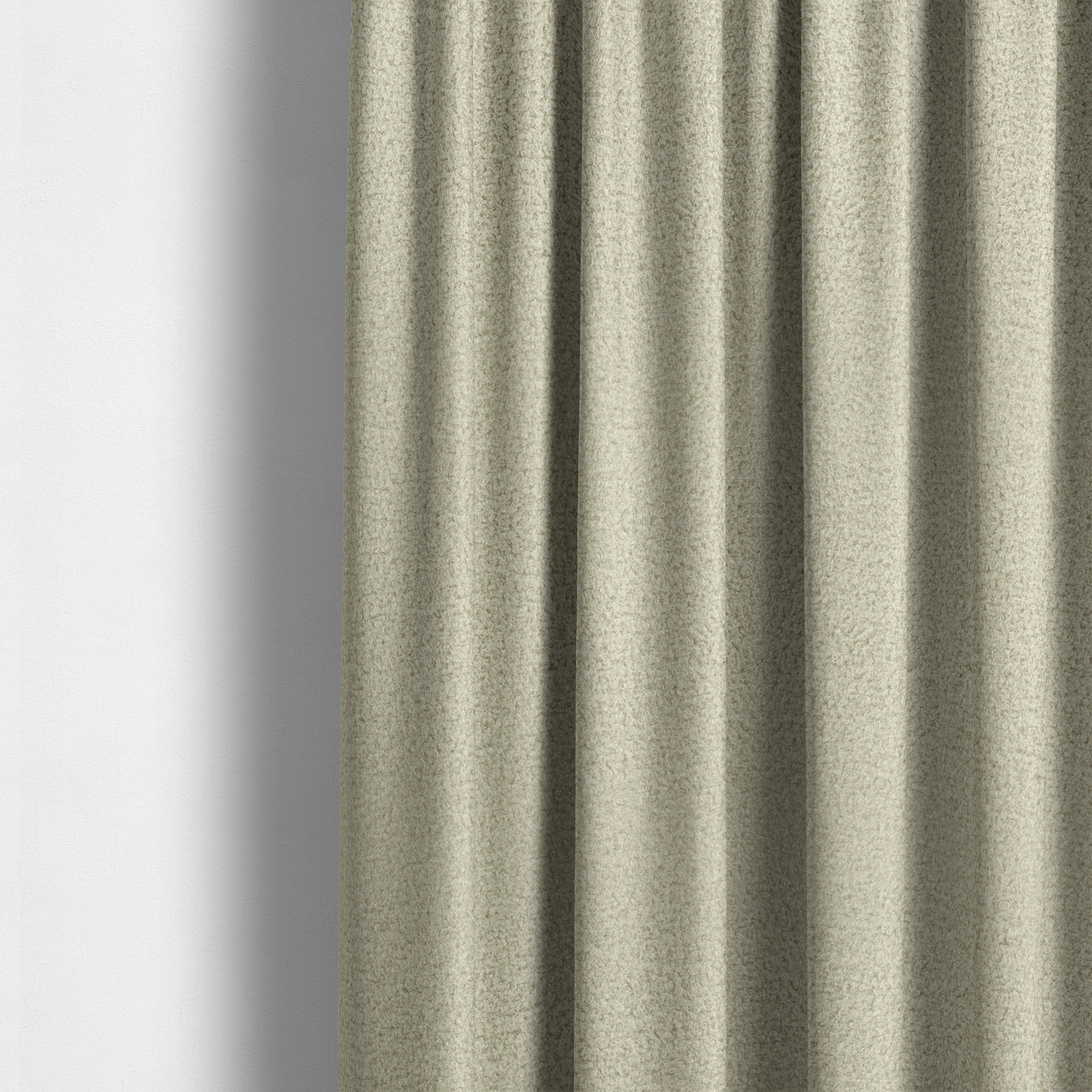 Ivory Boucle Recycled PET Material Cream Colour Upholstery Fabric CTR-1840 - Made To Measure Curtains