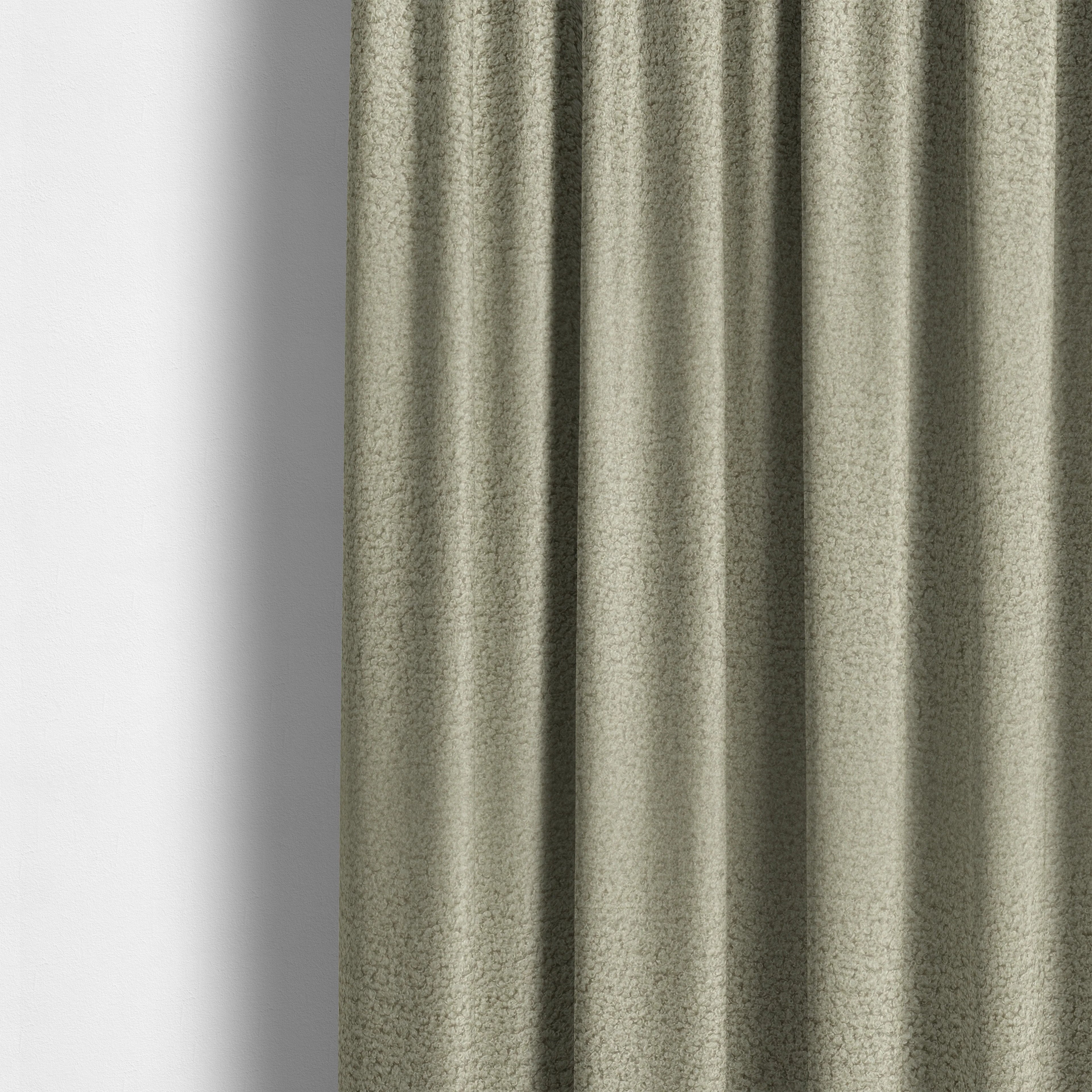 Ivory Boucle Recycled PET Material Beige Colour Upholstery Fabric CTR-1841 - Made To Measure Curtains