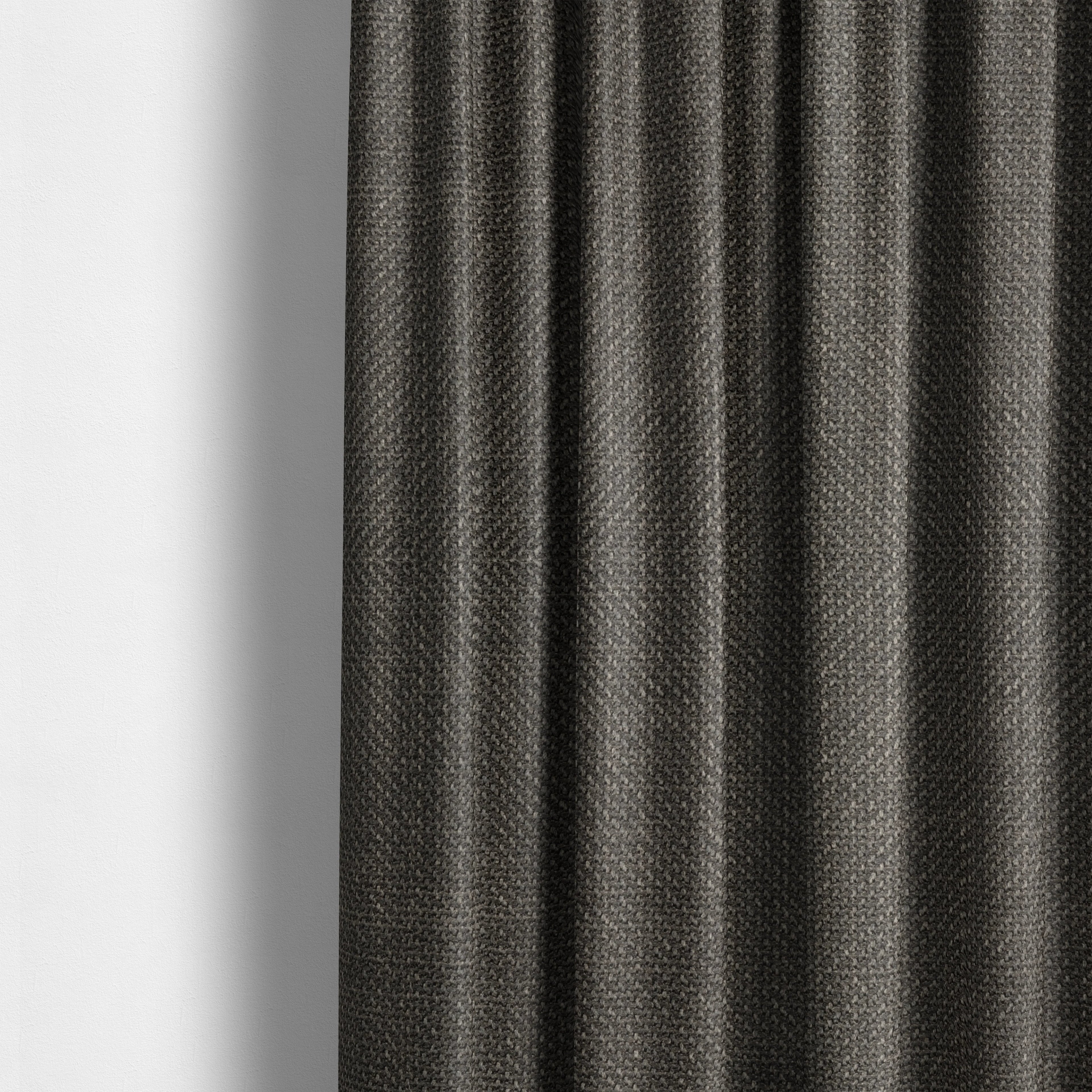 Narvik Weave Textured Water Repellent Treated Material Brown Colour Upholstery Fabric CTR-2114 - Made To Measure Curtains
