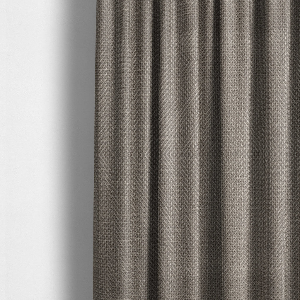 Narvik Weave Textured Water Repellent Treated Material Light Brown Colour Upholstery Fabric CTR-2115 - Made To Measure Curtains