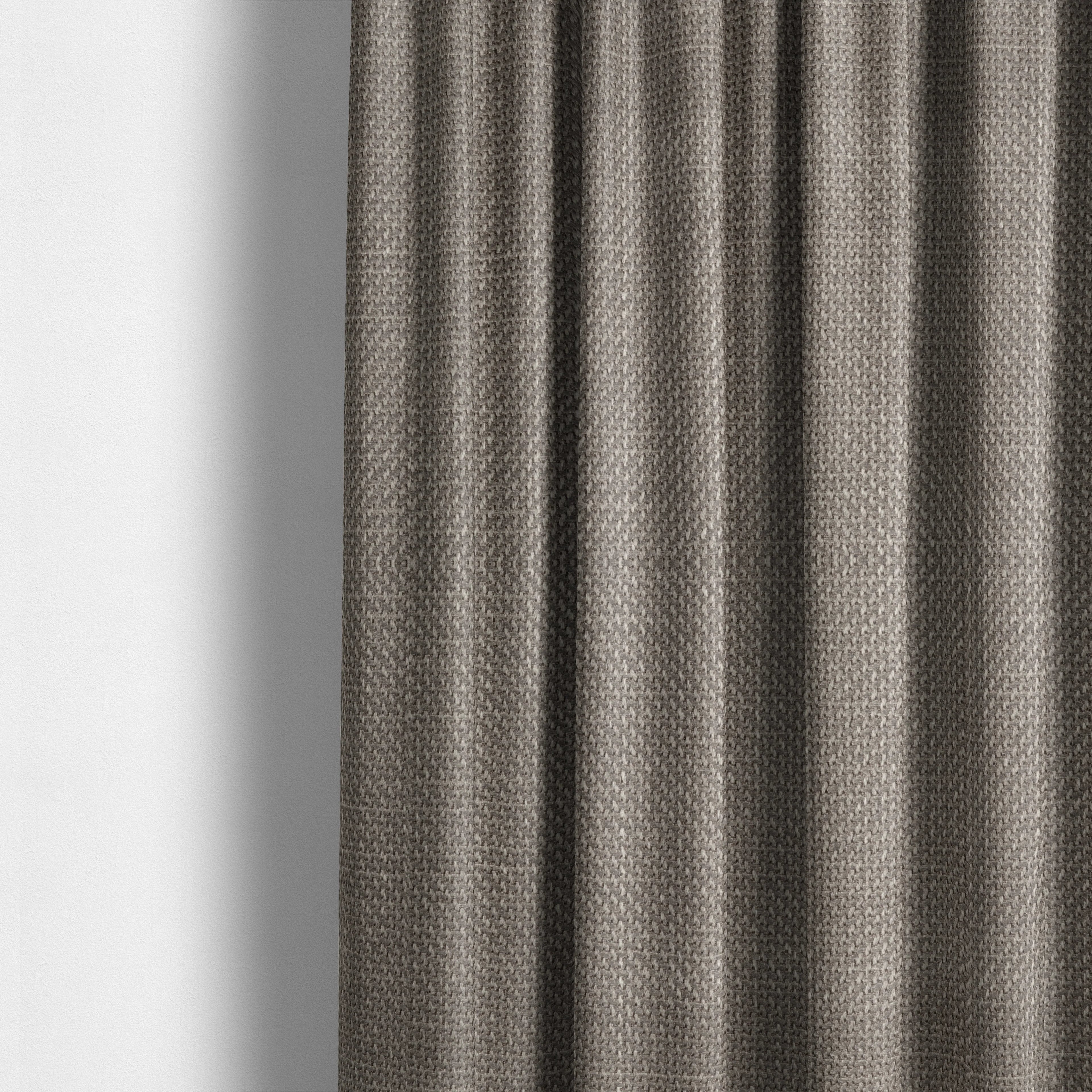 Narvik Weave Textured Water Repellent Treated Material Light Brown Colour Upholstery Fabric CTR-2115 - Made To Measure Curtains
