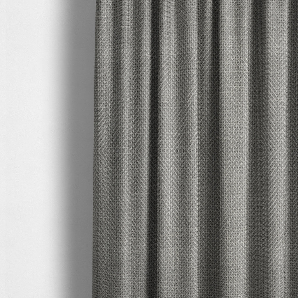 Narvik Weave Textured Water Repellent Treated Material Elephant Brown Colour Upholstery Fabric CTR-2116 - Made To Measure Curtains