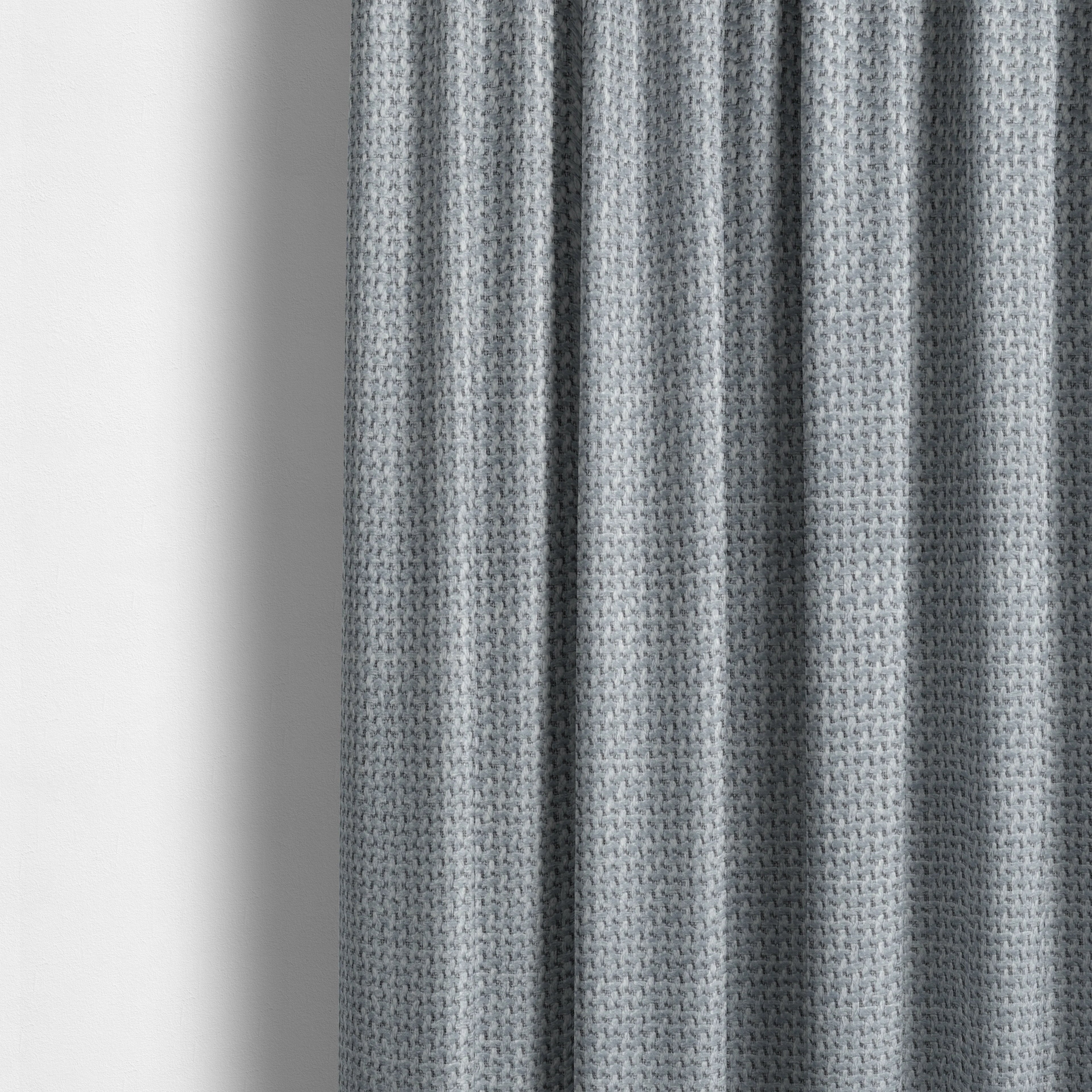 Narvik Weave Textured Water Repellent Treated Material Flint Silver Colour Upholstery Fabric CTR-2118 - Made To Measure Curtains