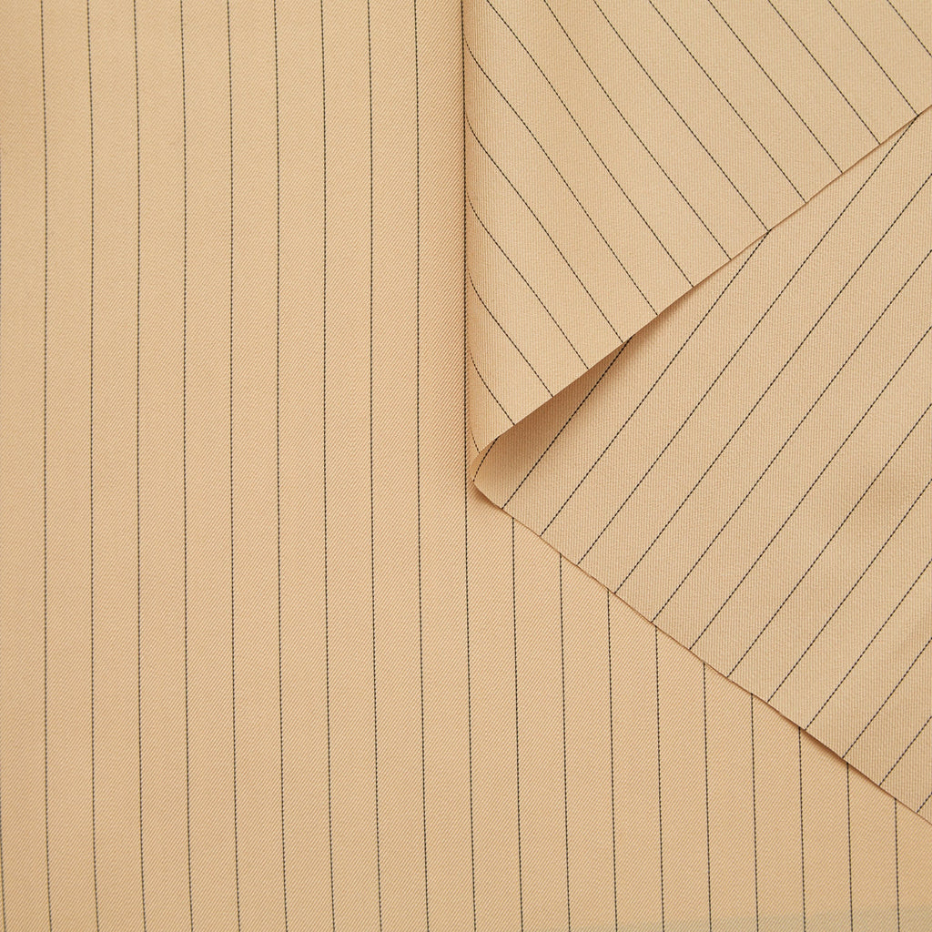 T23A05540 | Pinstripe Wool & Silk Twill