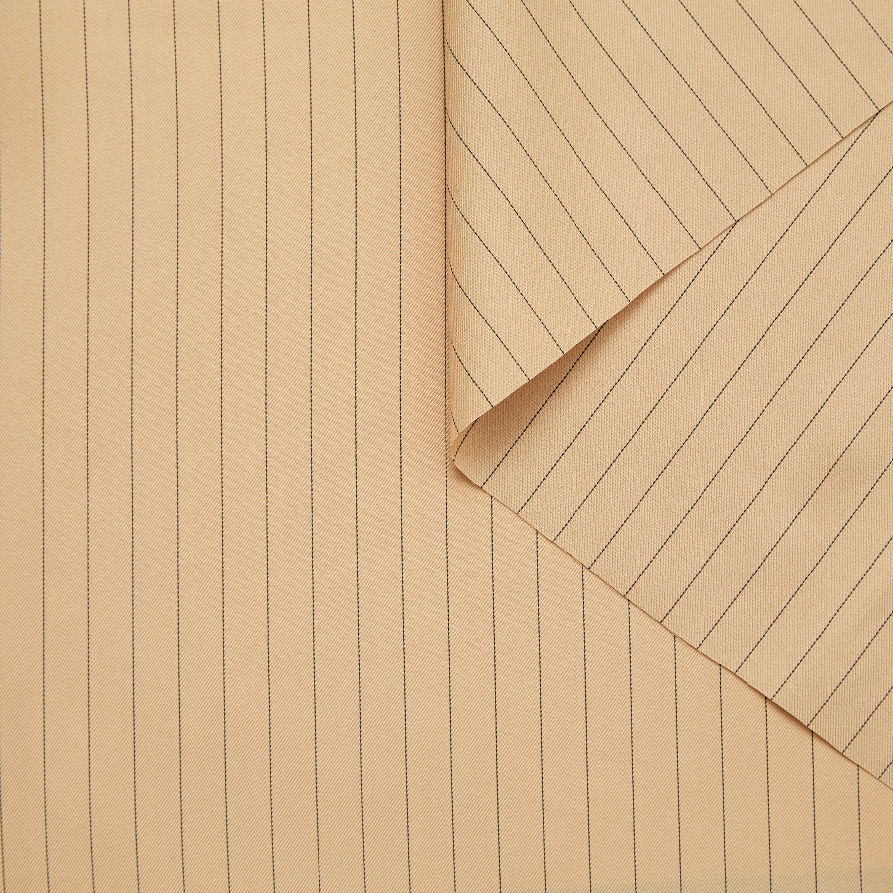 T23A05540 | Pinstripe Wool & Silk Twill